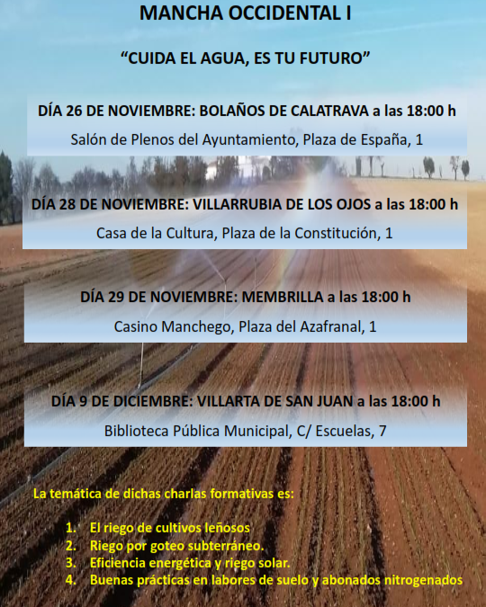 CARTEL JORNADA FORMATIVAS MANCHA OCCIDENTAL 1