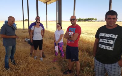 Retomamos las visita de campo para los cursos de materia en manejo de agua 2016-2018-2021 de Castilla La Mancha